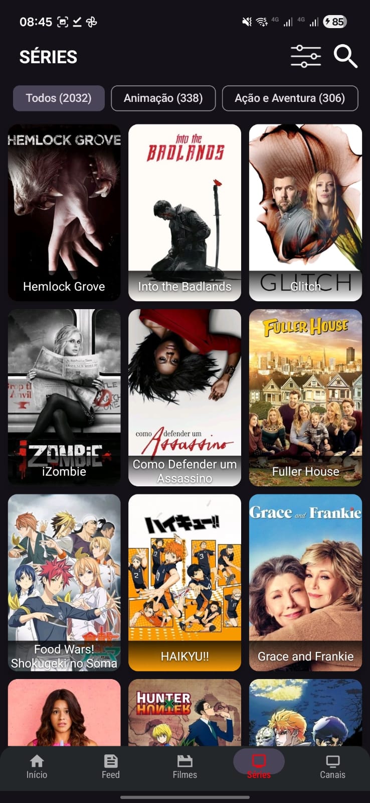 Detalhes no app de filmes e séries MegaPlay